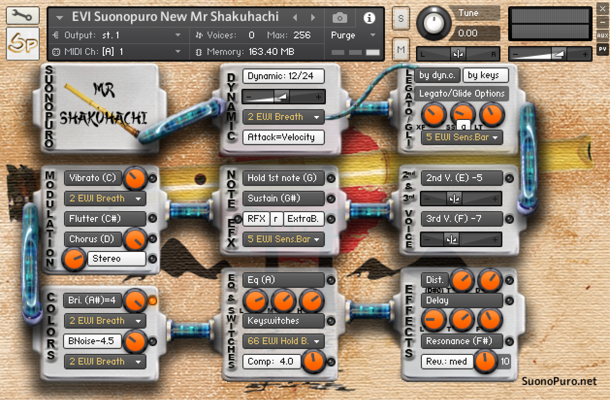 Mr Shakuhachi interface