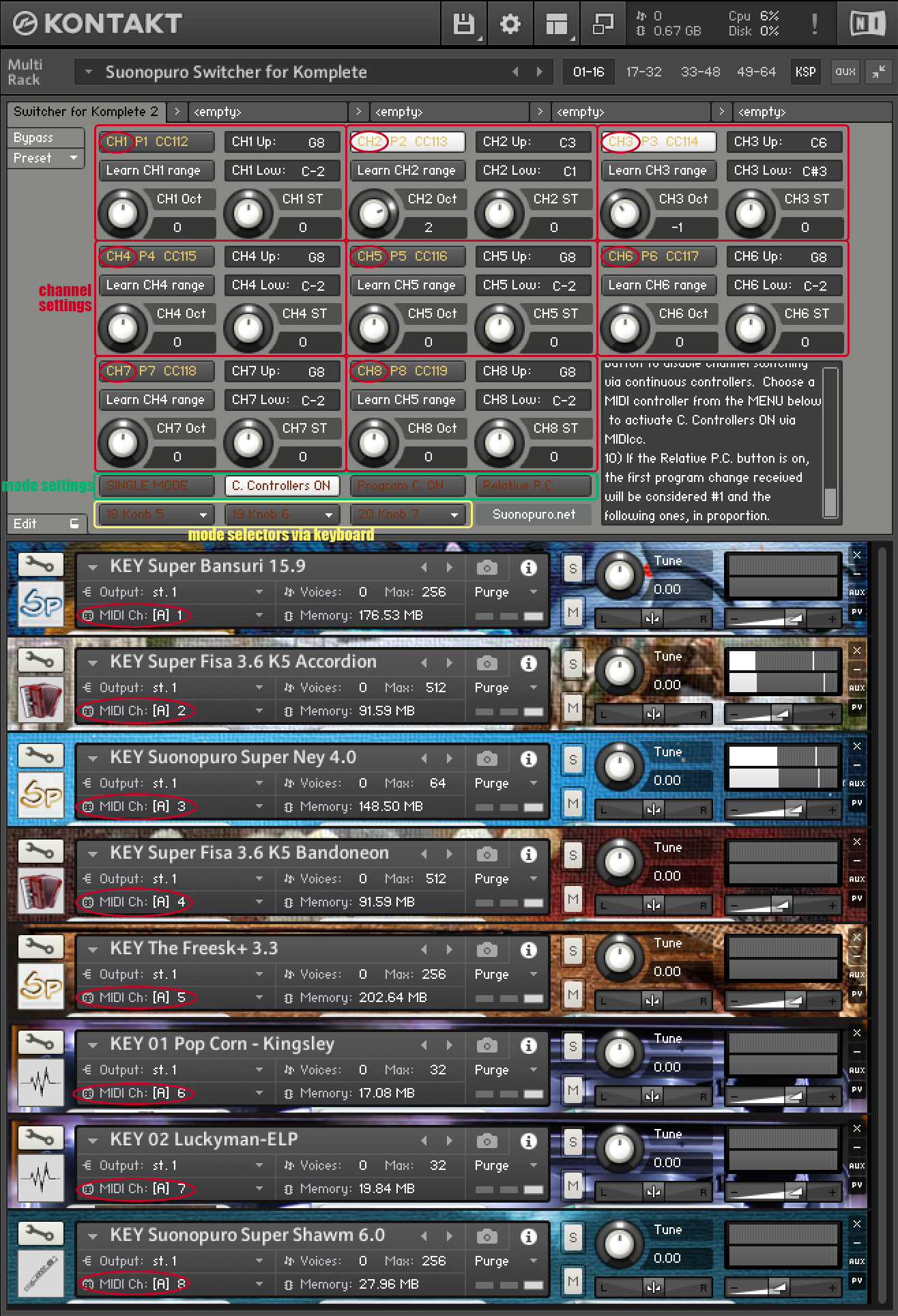 Switcher for Komplete Interface