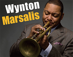 Wynton Marsalis on trumpet